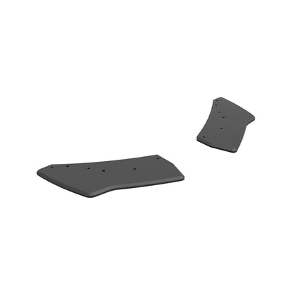 Maxton Design Volkswagen Golf R Street Pro Rear Side Splitters In Black (Mk7)