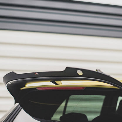 Maxton Design Volkswagen Golf R Performance/GTI Clubsport V1 Rear Spoiler Cap In Gloss Black (Mk8)
