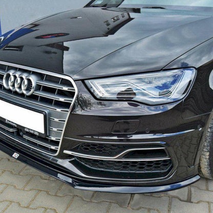 Maxton Front Splitter Audi S3 Sportback / Audi A3 8V Sline Sportback (2013-2016)