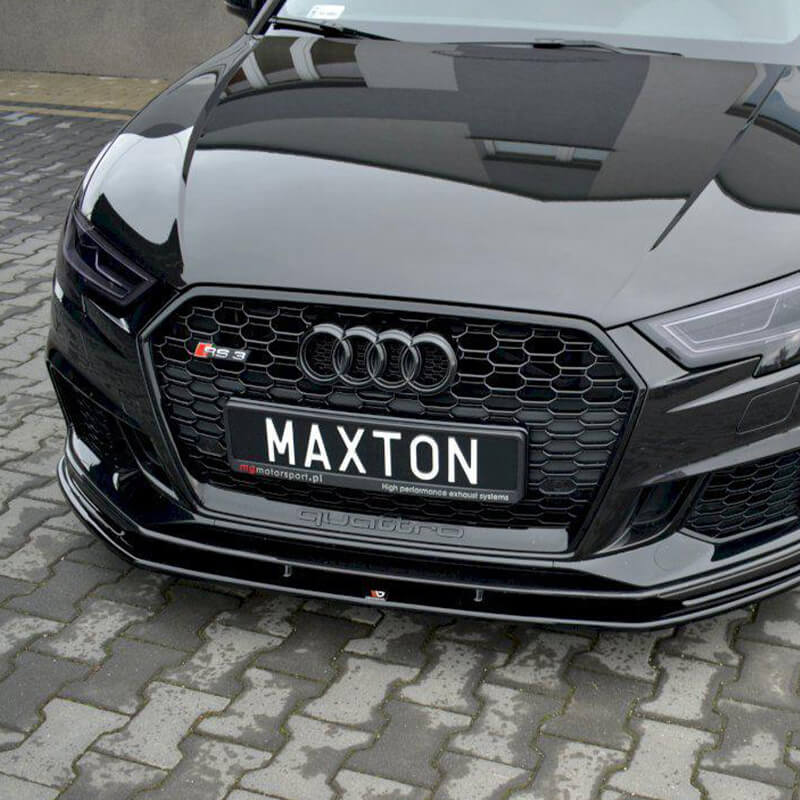 Maxton Front Splitter V.1 Audi RS3 8V Facelift Sportback (2017 - 20)