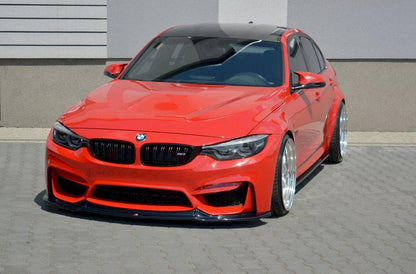 Maxton Front Splitter V.1 BMW M3 F80 (2014-18) In Gloss Black