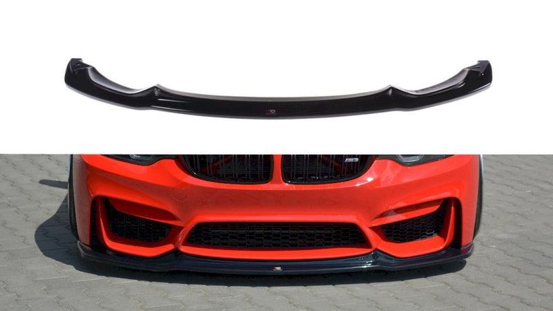 Maxton Front Splitter V.1 BMW M3 F80 (2014-18) In Gloss Black
