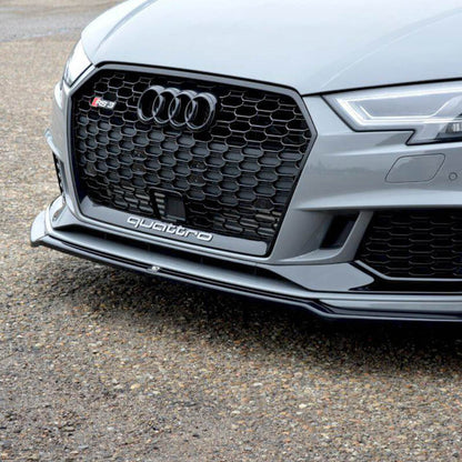Maxton Front Splitter V.2 Audi RS3 8V Facelift Sedan (2017-20)