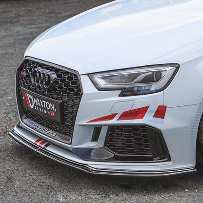 Maxton Front Splitter V.2 Audi RS3 8V Facelift Sportback (2017-2020)