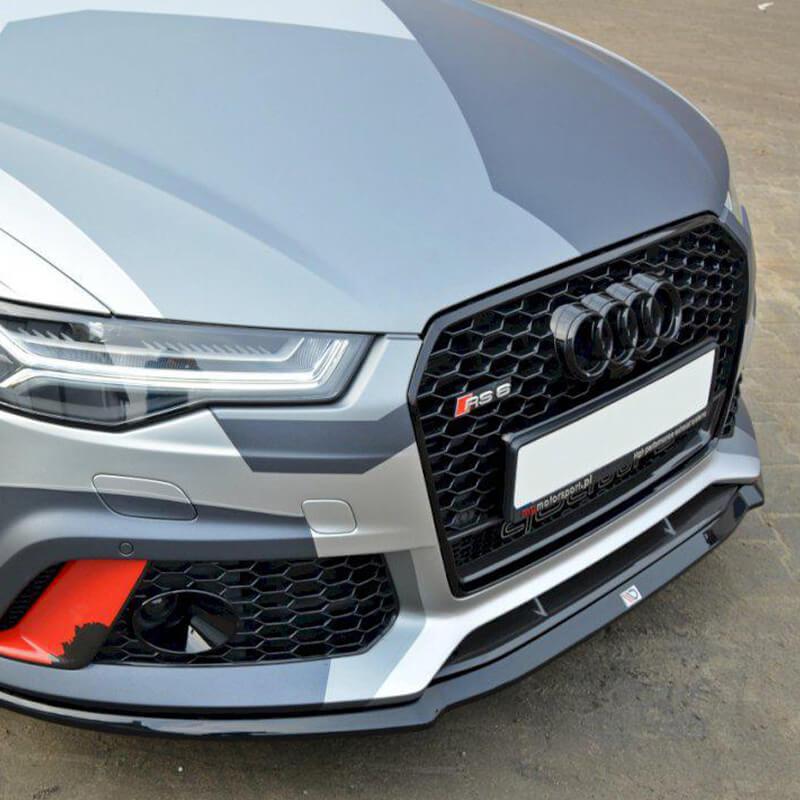 Maxton Front Splitter V.2 Audi Rs6 C7 (2013-Up)