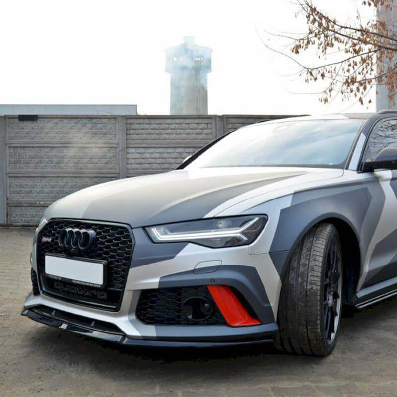 Maxton Front Splitter V.2 Audi Rs6 C7 (2013-Up)