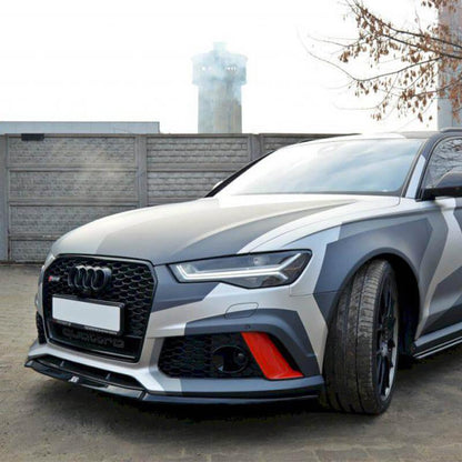 Maxton Front Splitter V.2 Audi Rs6 C7 (2013-Up)
