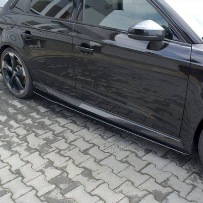 Maxton Racing Side Skirts Diffusers V.1 Audi RS3 8V Facelift Sportback (2017-20)