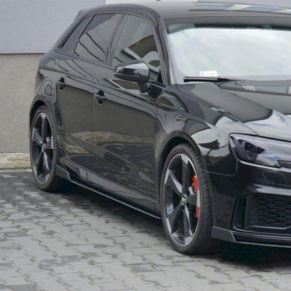 Maxton Racing Side Skirts Diffusers V.2 Audi RS3 8V Facelift Sportback (2017-20)