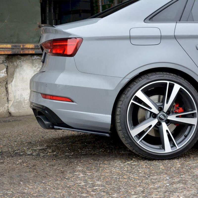 Maxton Rear Side Splitters Audi RS3 8V Facelift Sedan (2017-20)