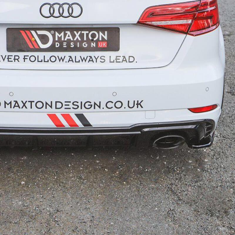 Maxton Rear Side Splitters Audi RS3 8V Facelift Sportback (2017-2020)