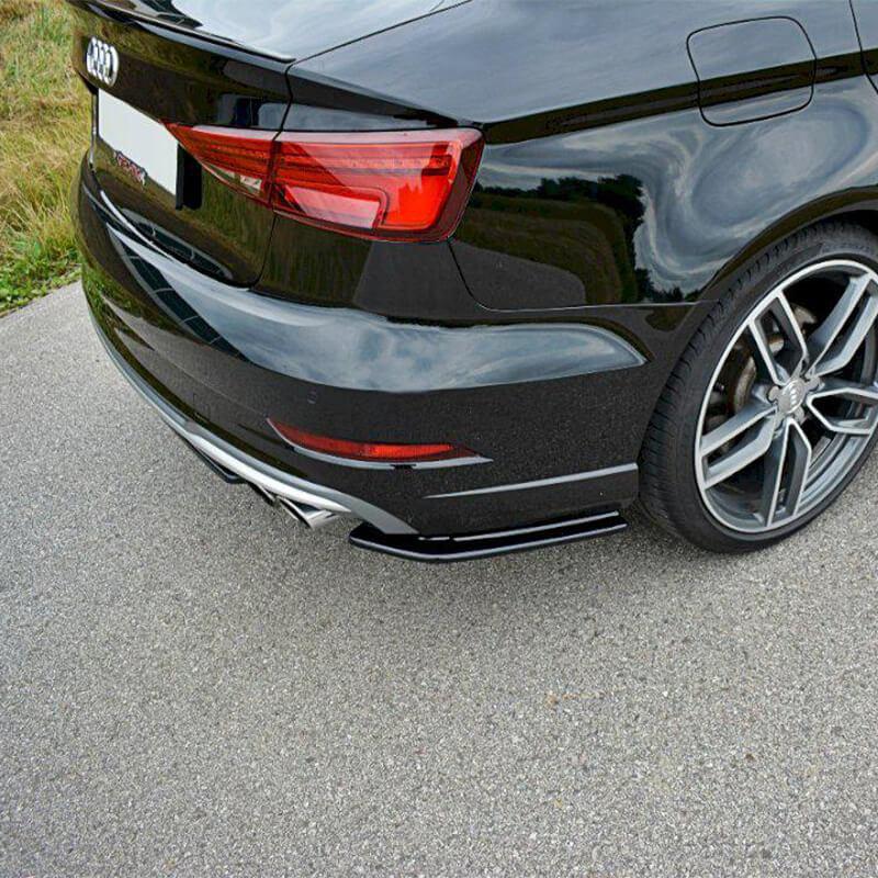 Maxton Rear Side Splitters Audi S3 / A3 S-Line 8V Fl Sedan
