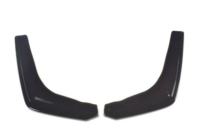 Maxton Rear Side Splitters V.1 BMW M3 F80 (2014-18) Gloss Black