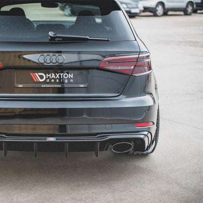 Maxton Rear Side Splitters V.2 Audi RS3 8V Sportback Facelift (2019-Up)