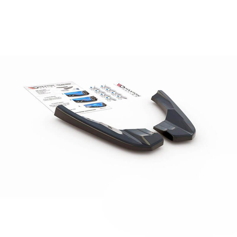 Maxton Rear Side Splitters V.2 Audi RS3 8V Sportback Facelift (2019-Up)