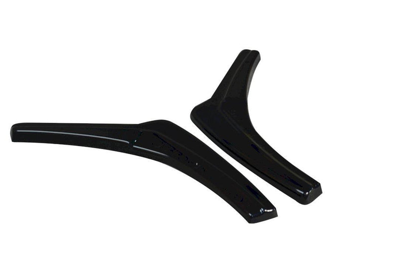 Maxton Rear Side Splitters V.2 BMW 1 F20/F21 M-Power (Facelift) In Gloss Black