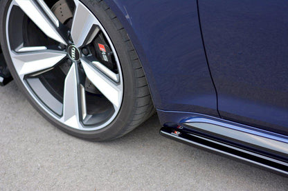 Maxton Side Skirts Diffusers Audi RS4 B9 (2017-Up)