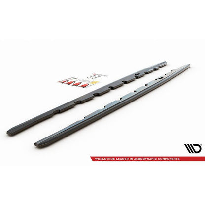 Maxton Side Skirts Diffusers BMW 1 Series F40 M135I /M-Sport In Gloss Black