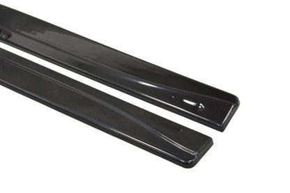 Maxton Side Skirts Diffusers BMW M4 F82/F83 (2014-20) In Gloss Black