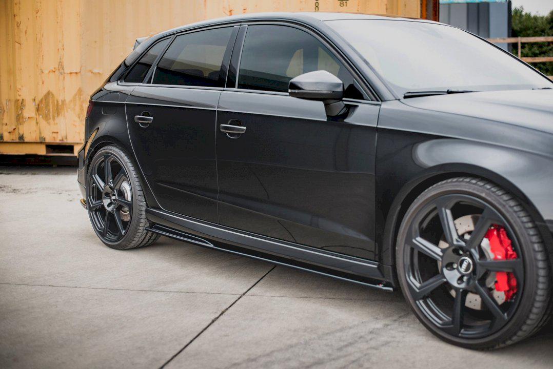 Maxton Side Skirts Diffusers V.2 Audi RS3 8V Sportback Facelift (2017-Up)