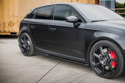 Maxton Side Skirts Diffusers V.2 Audi RS3 8V Sportback Facelift (2017-Up)