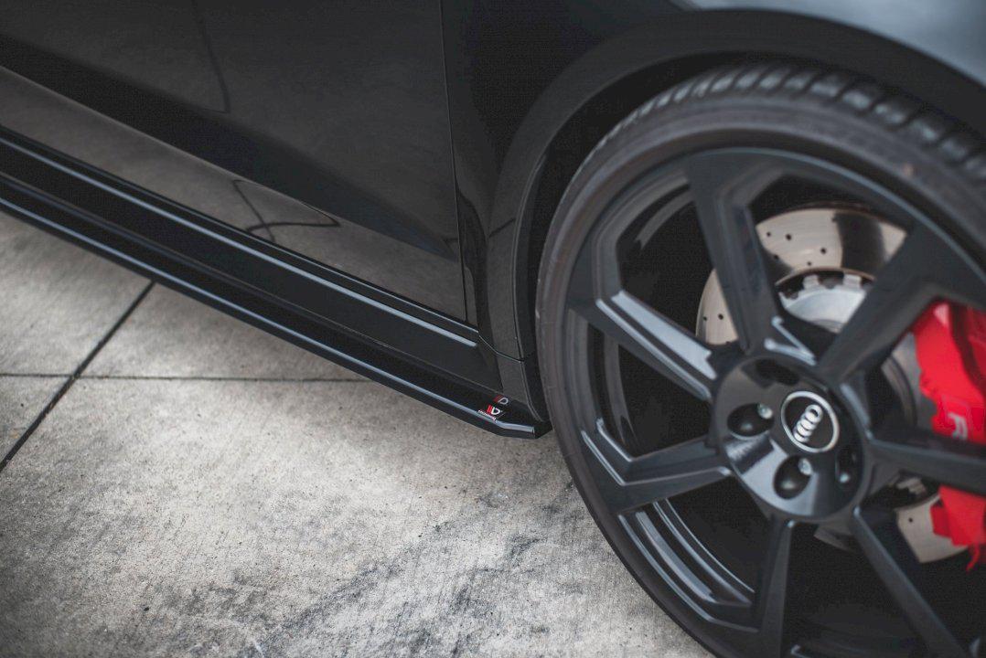 Maxton Side Skirts Diffusers V.2 Audi RS3 8V Sportback Facelift (2017-Up)