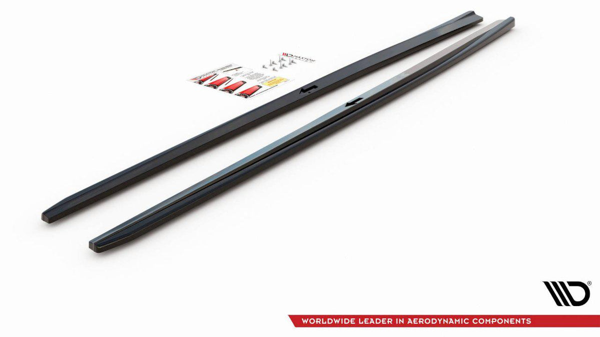 Maxton Side Skirts Diffusers V.2 Audi S3 Sedan 8V Facelift (2016-2020)