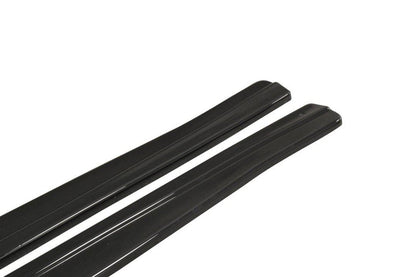 Maxton Side Skirts Splitters BMW M2 F87 (2016-) In Gloss Black