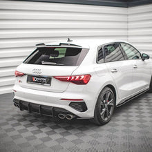 Maxton Spoiler Cap V.1 Audi RS3 / S3 / A3 S-Line Sportback 8Y (2020-) in Gloss Black