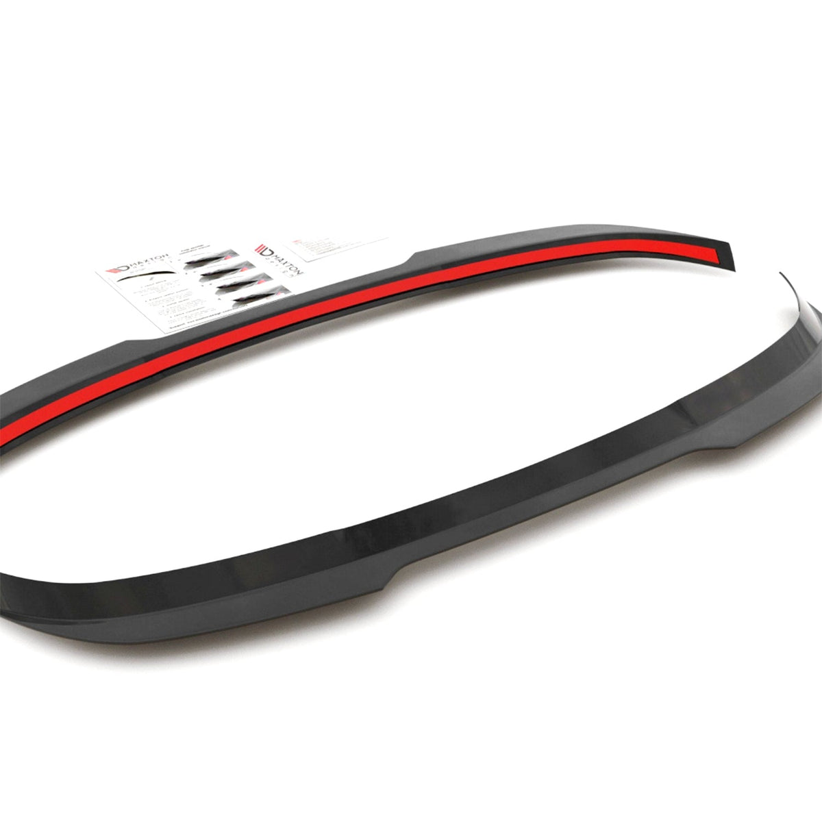 Maxton Spoiler Extension BMW 1 Series F40 M-Sport (2019-) In Gloss Black