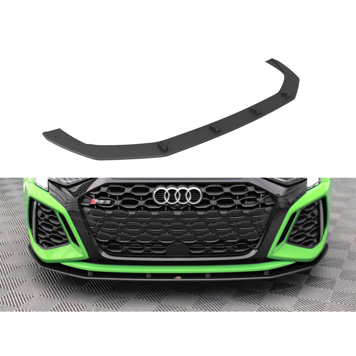 Maxton Street Pro Front Splitter for Audi RS3 8Y (2020-)