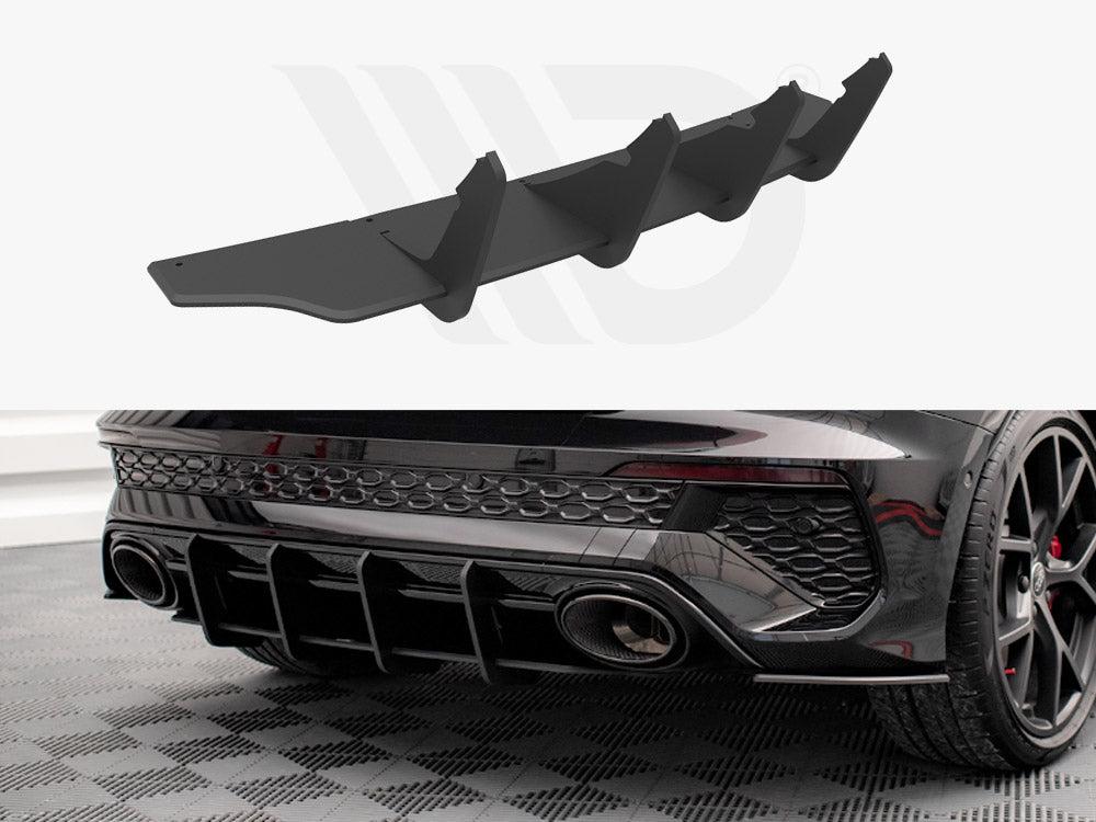 Maxton Street Pro Rear Diffuser Audi RS3 Sportback 8Y (2020-) in Black