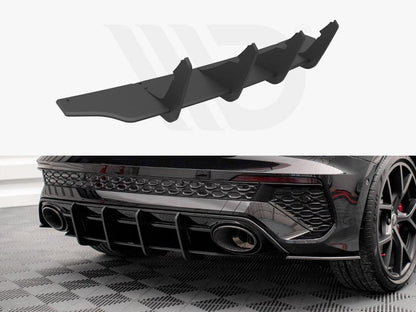 Maxton Street Pro Rear Diffuser Audi RS3 Sportback 8Y (2020-) in Black