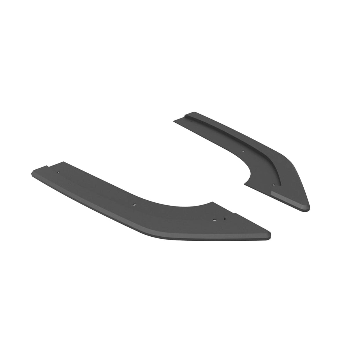 Maxton Street Pro Rear Side Splitters Audi RS3 Sportback 8Y (2020-) in Black