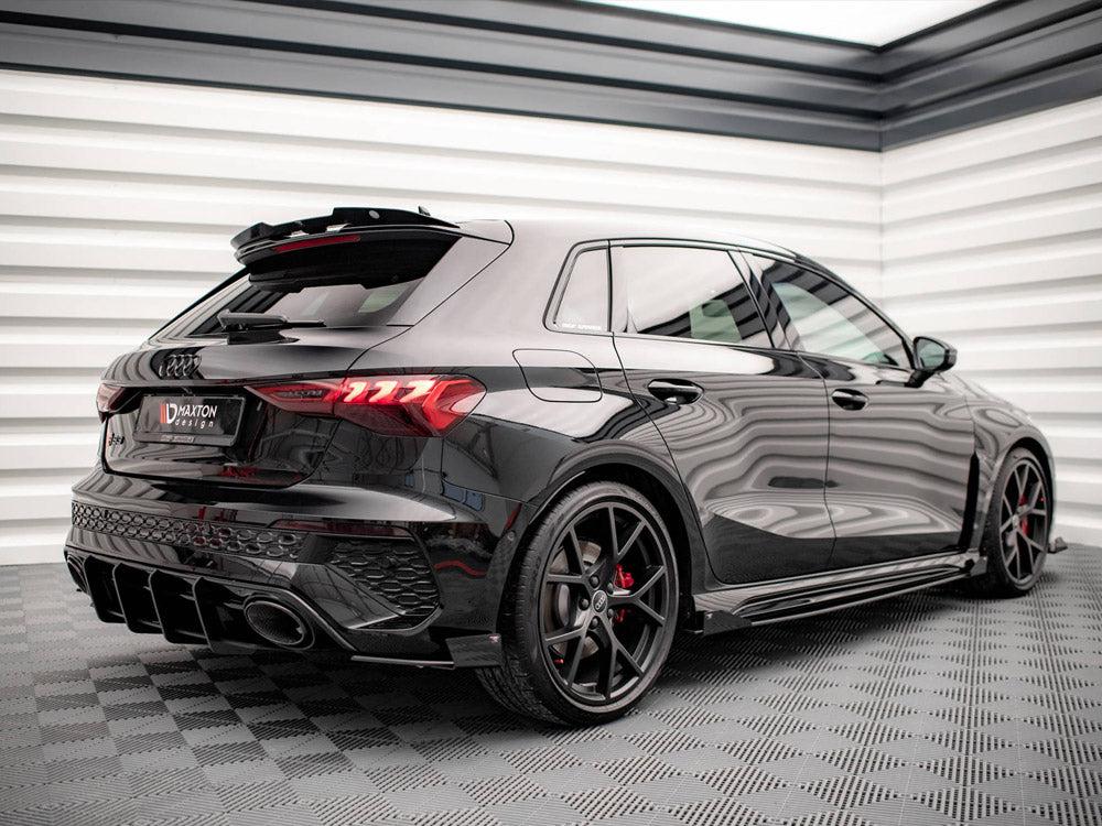Maxton Street Pro Rear Side Splitters (+Flaps) AUDI RS3 Sportback 8Y (2020-)