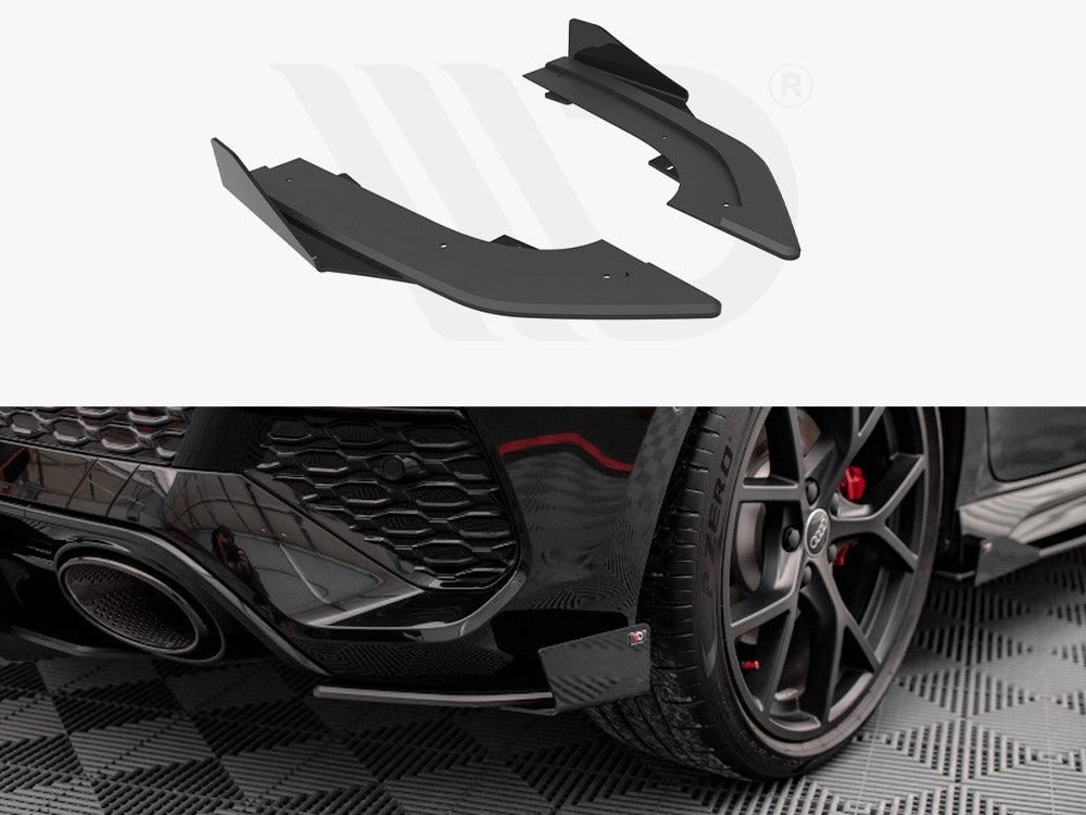 Maxton Street Pro Rear Side Splitters (+Flaps) AUDI RS3 Sportback 8Y (2020-)