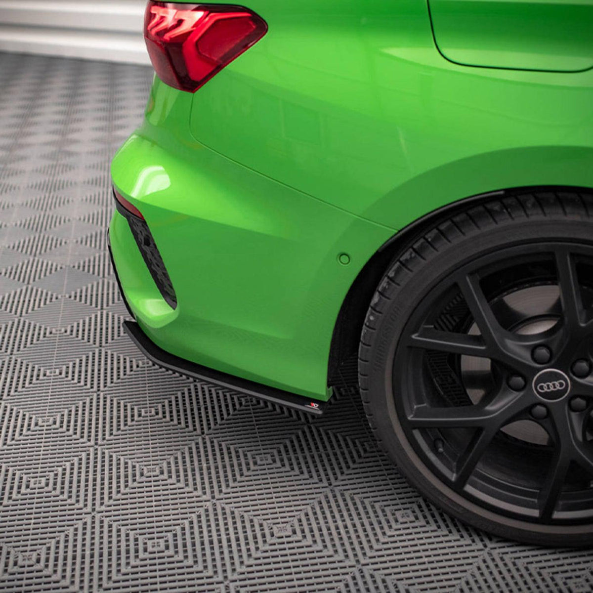Maxton Street Pro Rear Side Splitters for Audi RS3 Sedan 8Y (2020-)