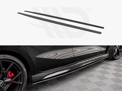 Maxton Street Pro Side Skirts Diffusers AUDI RS3 Sportback 8Y (2020-) in Black