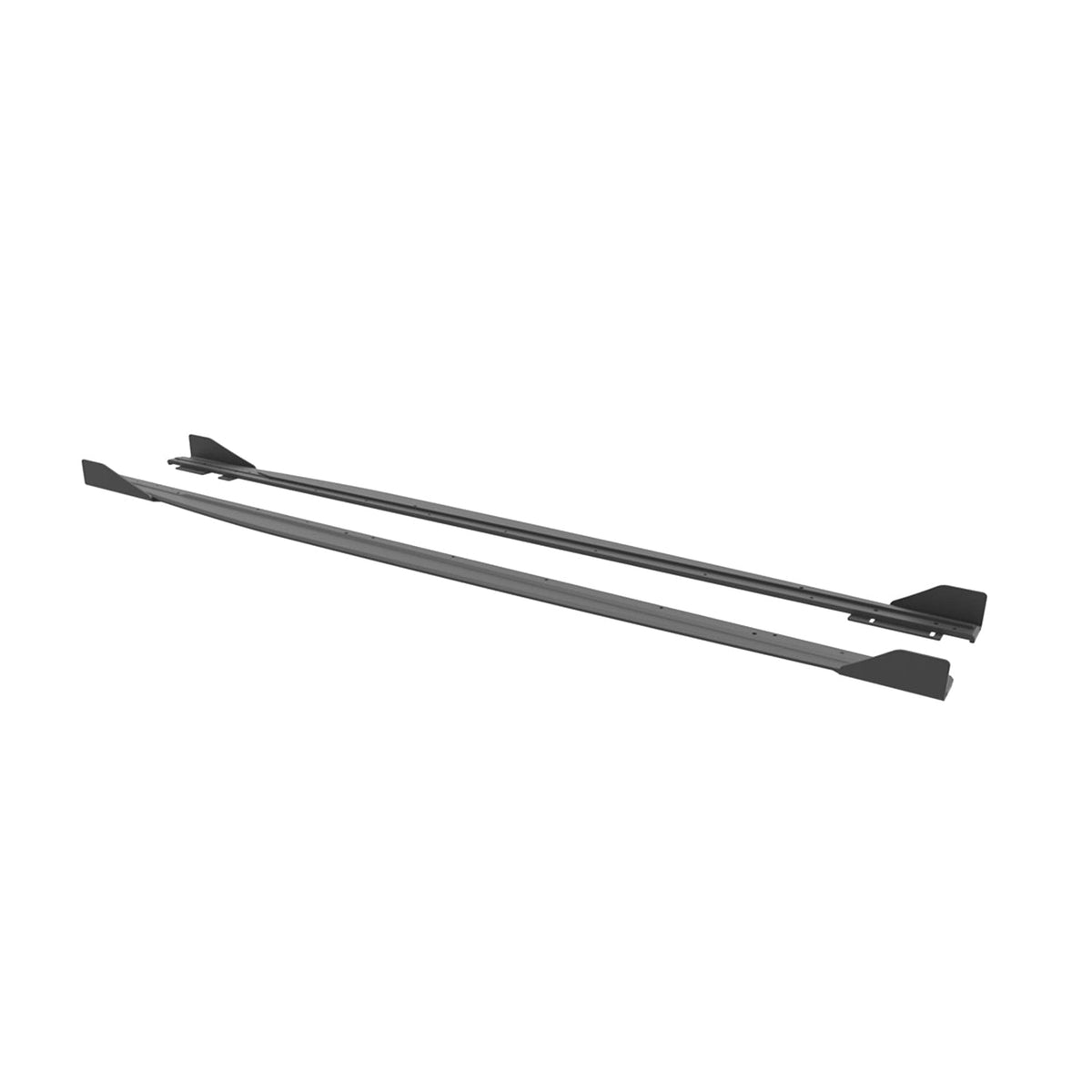 Maxton Street Pro Side Skirts Diffusers (+Flaps) AUDI RS3 Sportback 8Y (2020-) in Black