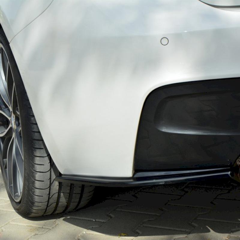 Rear Side Splitters BMW 1 F20/F21 M-Power (Preface) In Gloss Black