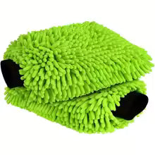 Microfibre Car Wash Mitt Glove – Scratch-Free, Lint-Free Vehicle Cleaning Glove for Cars, Motorcycles & Bikes | Required Automotive