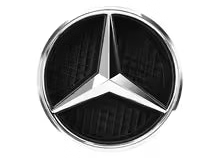 Chrome Mercedes-Benz 190mm Front Grille Star Badge – A W176, C W205, E W212/W207, SLK, GLK, GLA, Viano