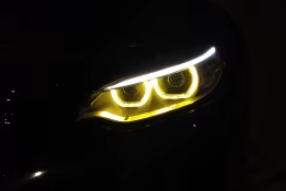 Yellow DRL Angel Eyes 2014-2017 BMW 2 Series