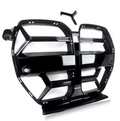 Gloss Black CSL STYLE Front Kidney Grille ABS For BMW G80 M3 G82 G83 M4 2020+