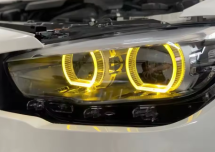 BMW 1 Series CSL Yellow Daytime Running Lights LED Module Set (F20/F21)