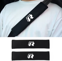 2Pcs Car Seat Belt Cotton Safety Belt Shoulder Cover Breathable forVW Volkswagen R R Line GTI GTD Golf 6 7 5 4 3 2 8 MK4 MK6 MK7