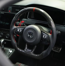 Volkswagen Golf MK7 / MK7.5 GTI / GTD / R-Line / R Carbon Fibre Steering Wheel (CUSTOM / 2013 - 2020