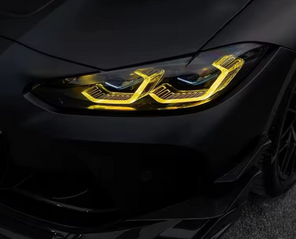 Yellow DRL LED Modules Board Set for BMW 3 Series G22 G23 G26 M3 G80 M4 G82 G83 2021 2022 2023