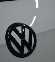 Black & White Rear Badge for VW Golf Mk7