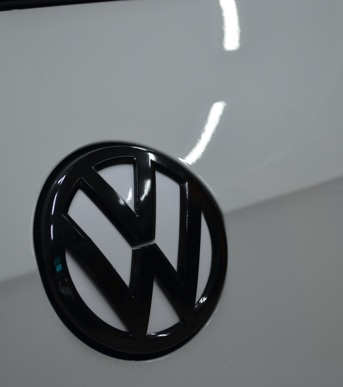 Black & White Rear Badge for VW Golf Mk7